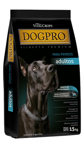 Bolsa de alimento para perros Dog Pro 15 Kg – Nutrición completa para todas las razas, alta proteína, vitaminas y minerales – Alimento balanceado de calidad para perros activos y saludables – Envíos rápidos y mejor precio online